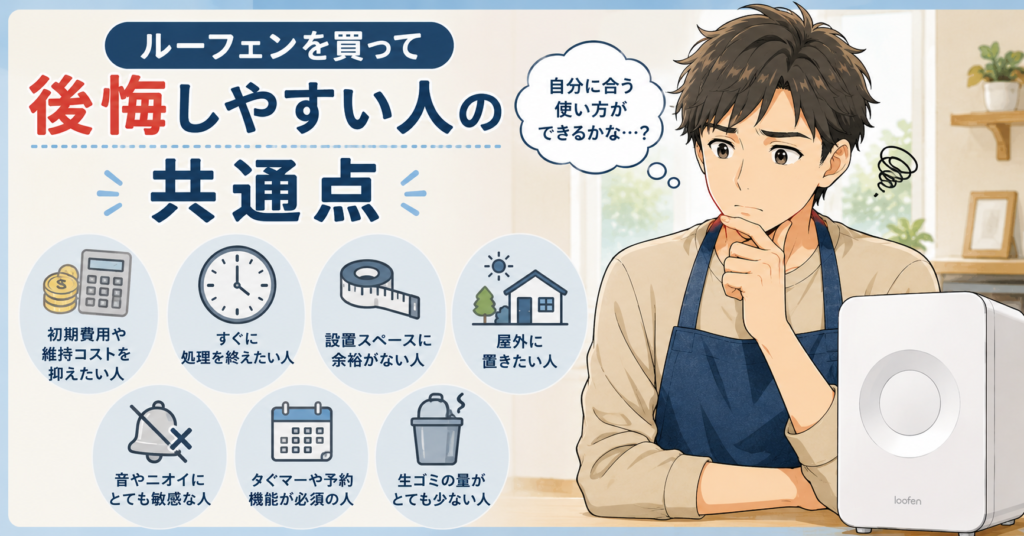 ルーフェンを買って後悔しやすい人の共通点