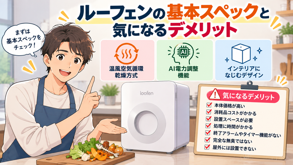 ルーフェンの基本スペックと気になるデメリット