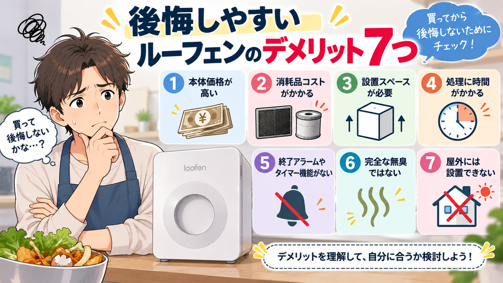 後悔しやすいルーフェンのデメリット7つ