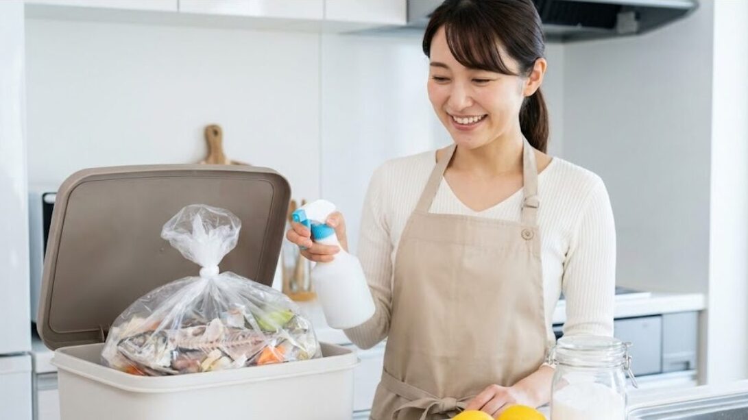魚を捨てたゴミ箱の臭い消しにクエン酸が効く