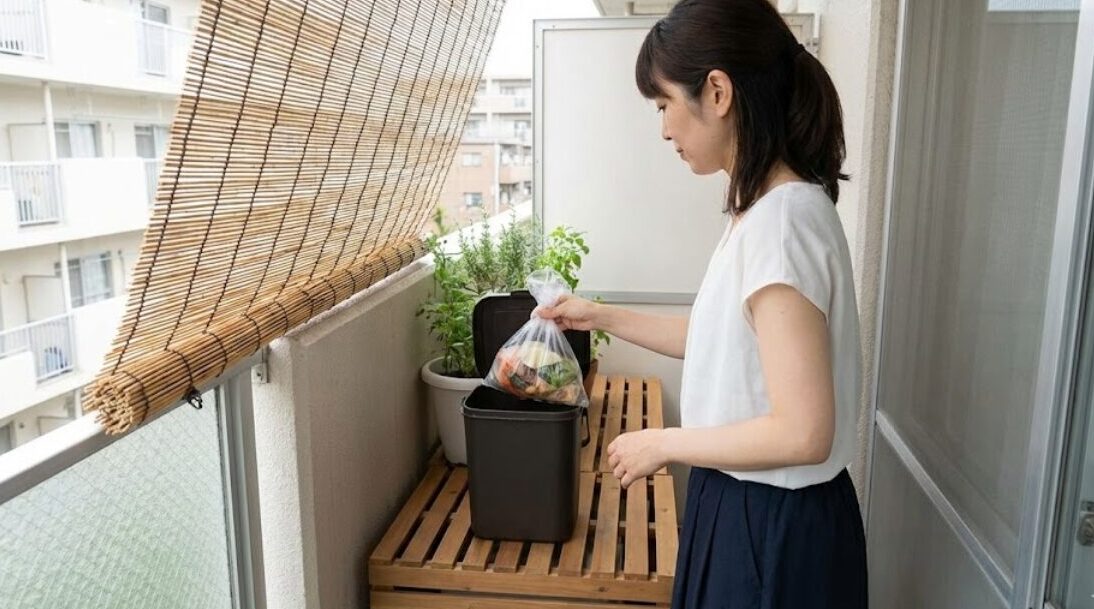 アパートで生ゴミをどこに置くのが最も衛生的か