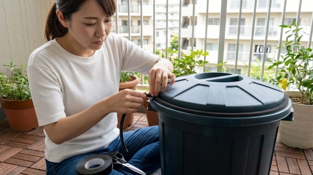 隙間から侵入する虫やコバエを完全に遮断する技術