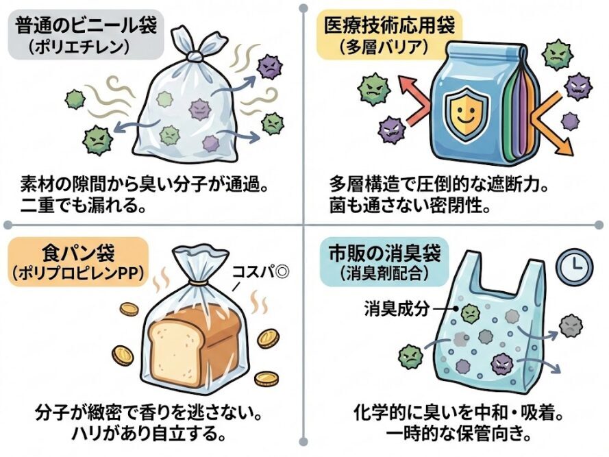 失敗しない生ゴミが臭わない袋の選び方