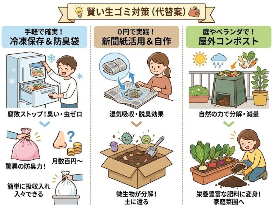 生ゴミ処理機はいらない派が実践する賢い生ゴミ対策