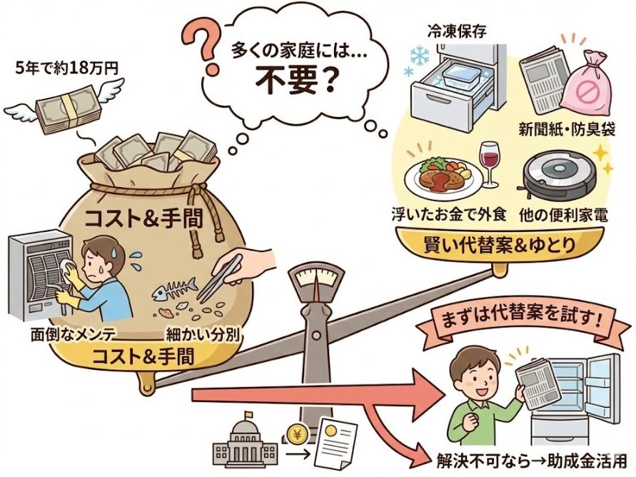 まとめ|生ゴミ処理機はいらないと判断する基準
