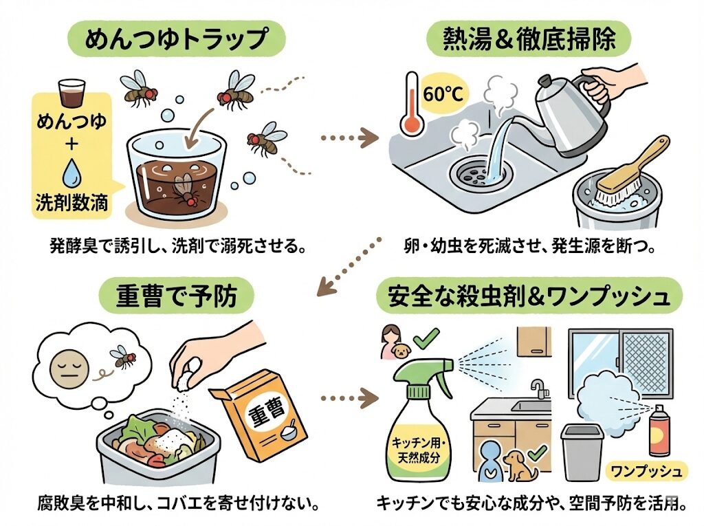 生ゴミのコバエを撃退する実践術