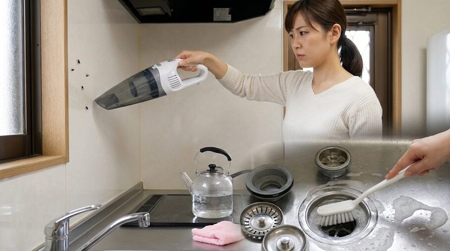 確実に仕留めるコバエの駆除テクニック