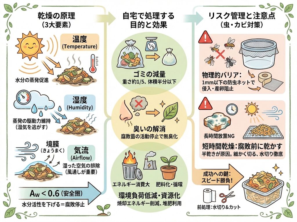 生ゴミ乾燥機を自作する際の基礎知識