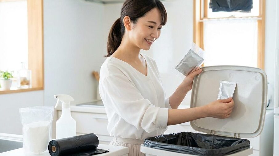 ゴミ箱の消臭は100均アイテムで解決