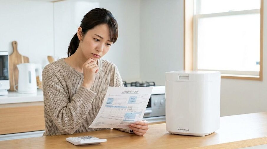 ライバル機パリパリキューの電気代は?