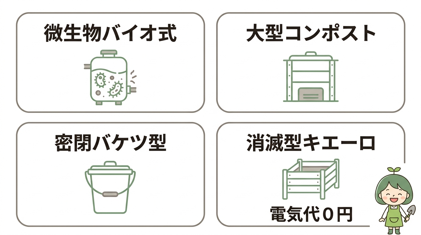 生ゴミ処理機 電気を使わない生活の始め方