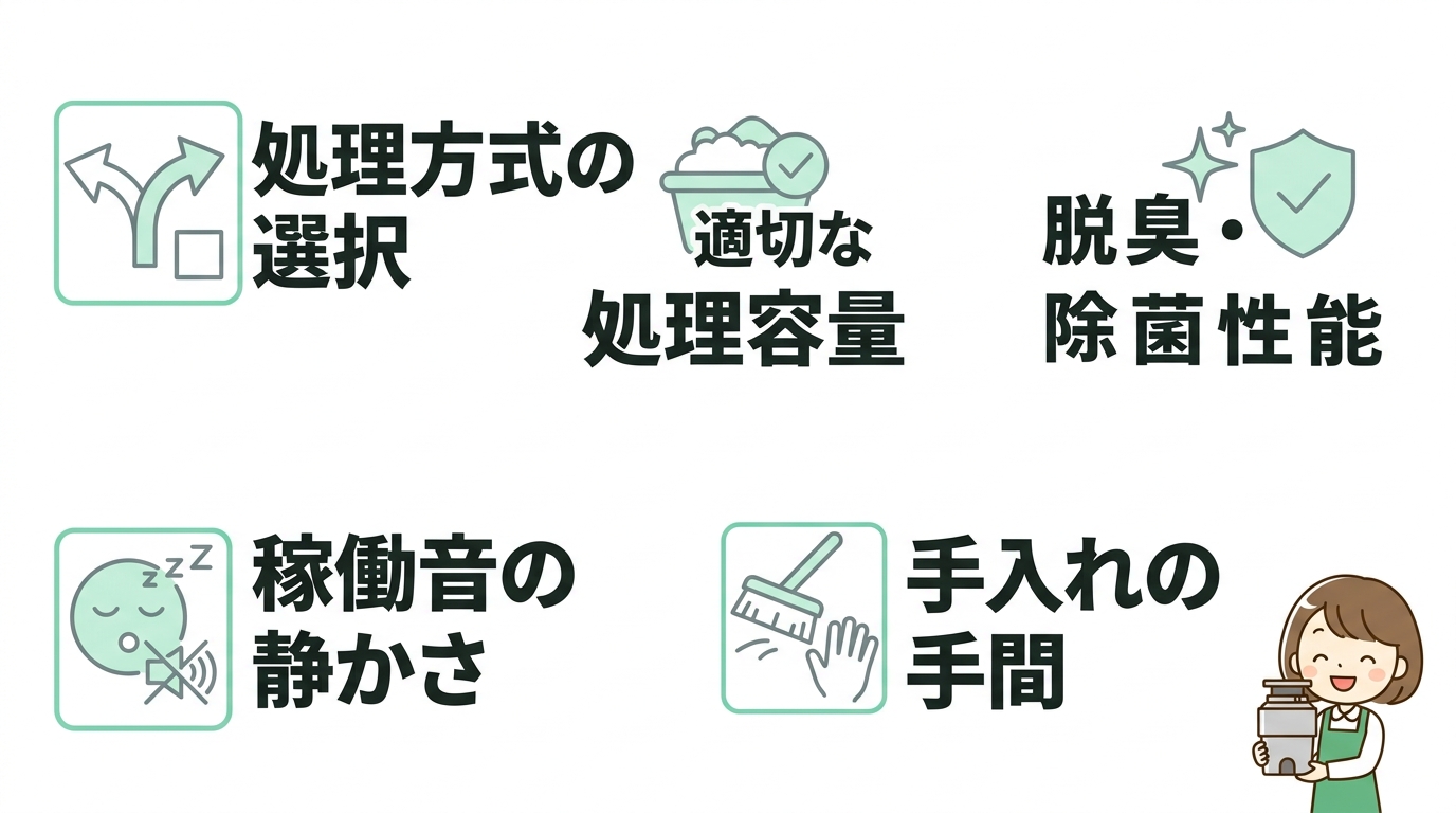 生ゴミ処理機の失敗しない選び方