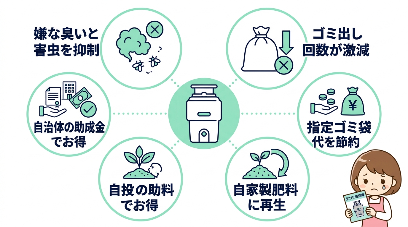 生ゴミ処理機を導入する7つのメリット