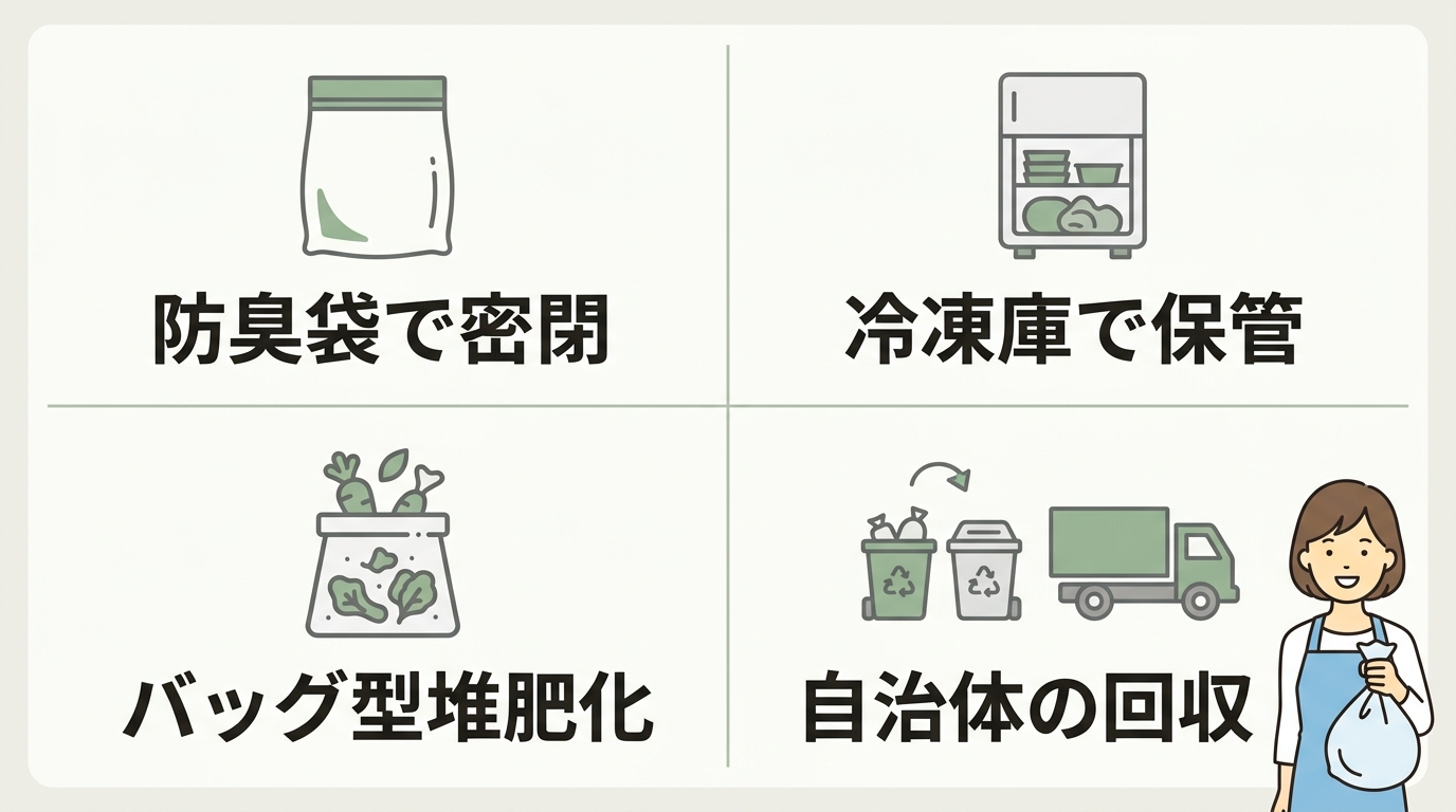生ゴミ処理機の代わりになる手段4選