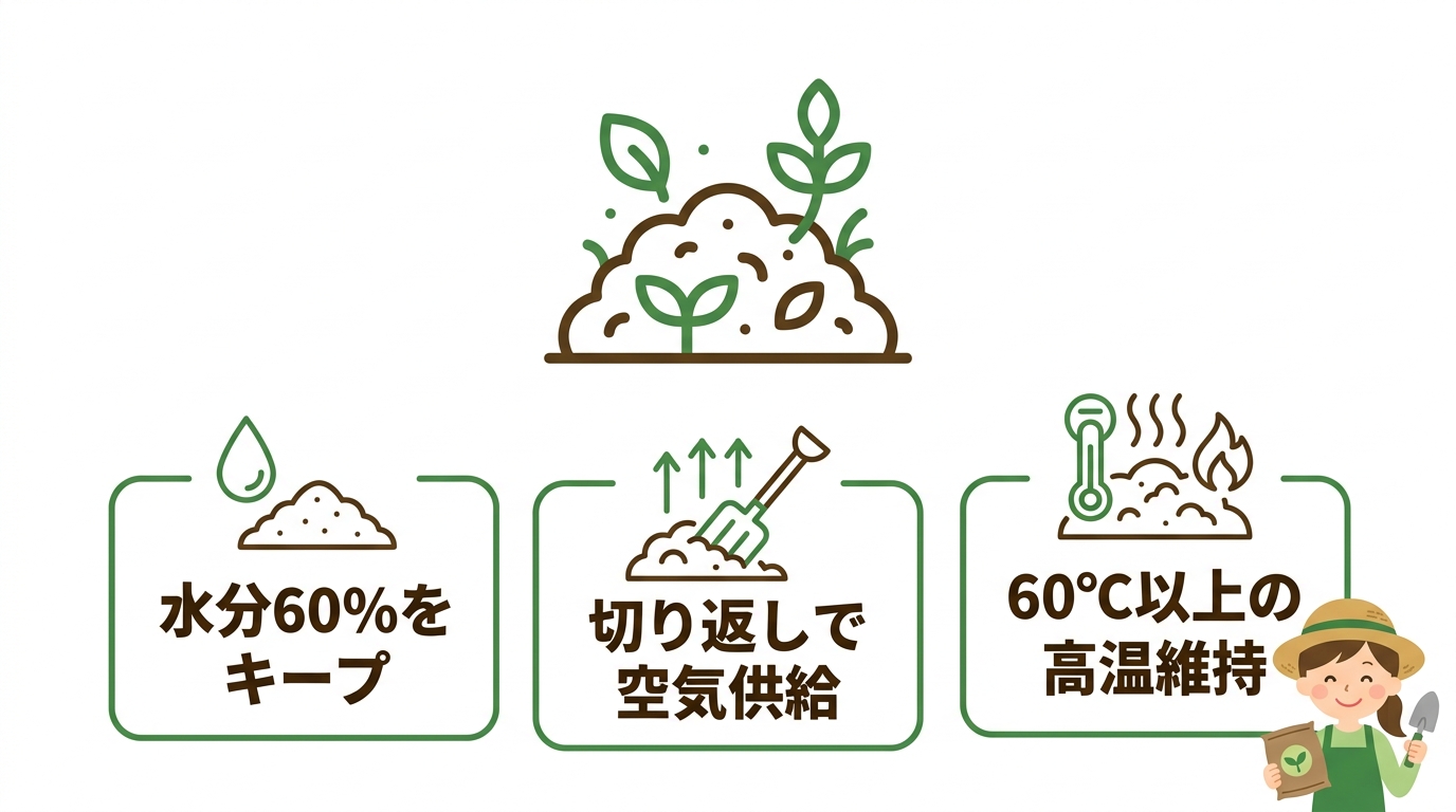堆肥作りを成功させる管理術