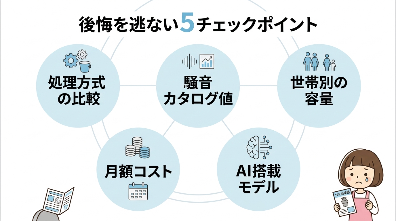 後悔を防ぐ生ゴミ処理機の選び方