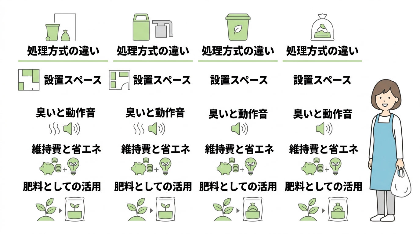 後悔しない生ゴミ処理機の選び方