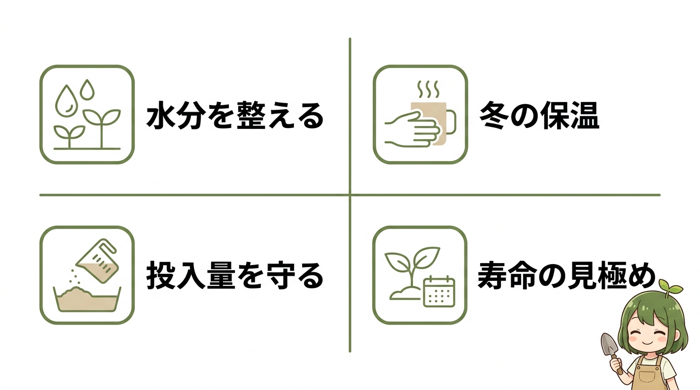 バイオ基材を長持ちさせる運用のコツ