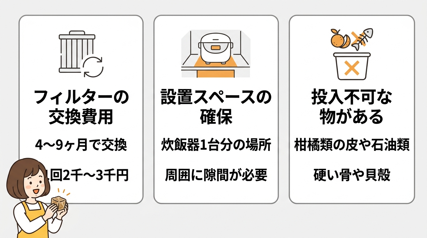 パリパリキューを使用するデメリット