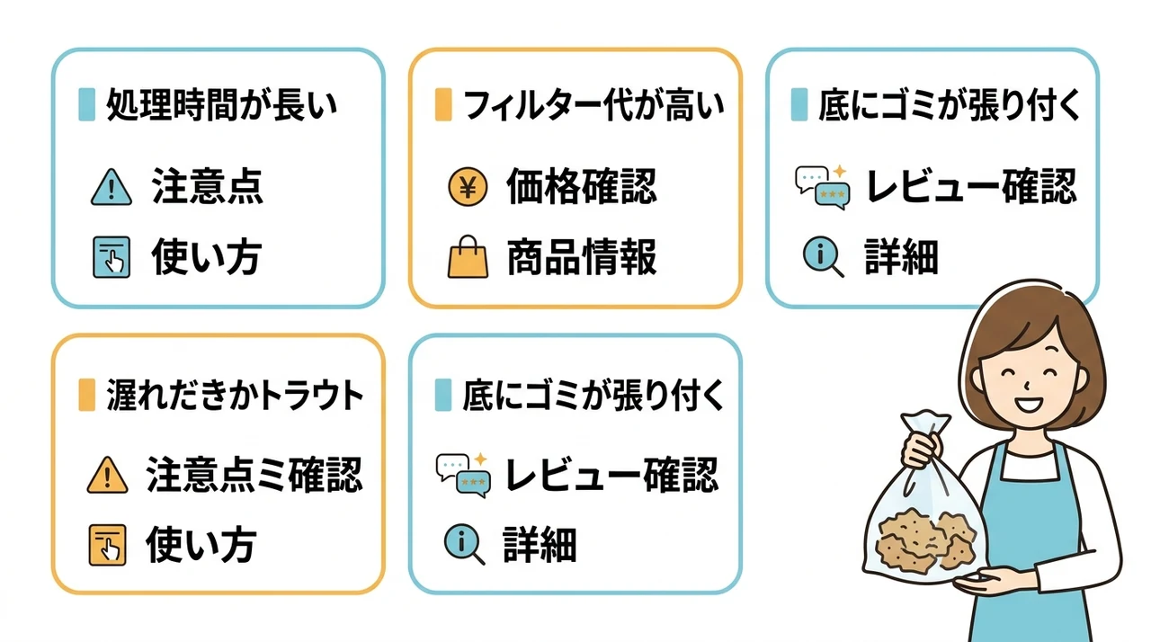 パリパリキュー アルファの悪い口コミ3つ