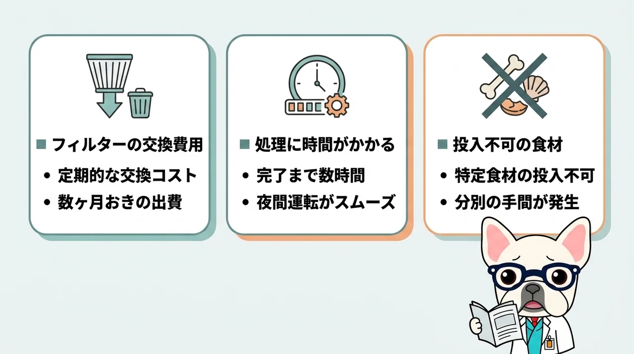 パリパリキューを使用するデメリット