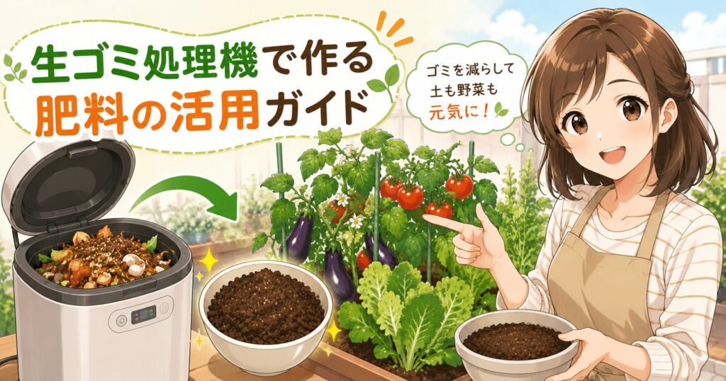 生ゴミ処理機で作る肥料の活用ガイド