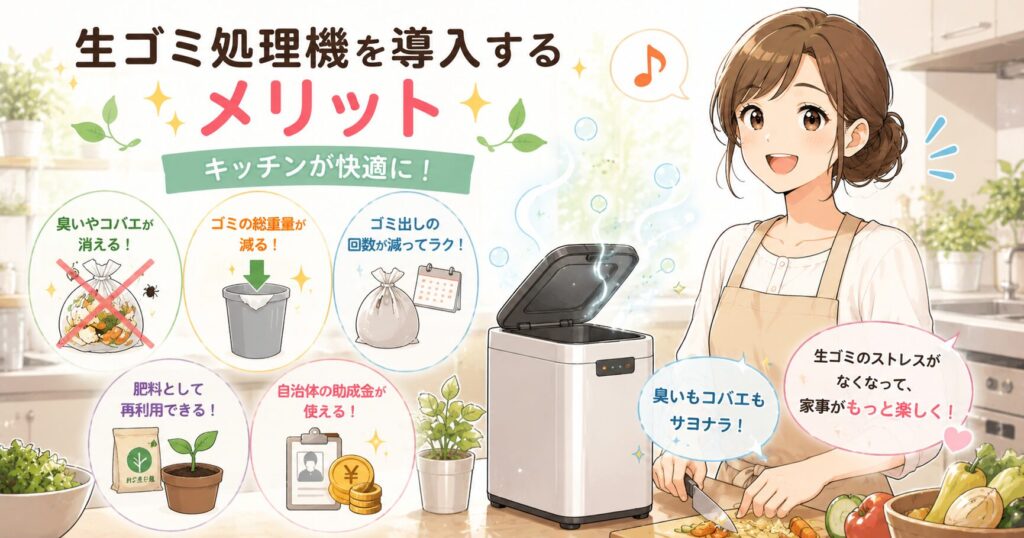 生ゴミ処理機を導入するメリット