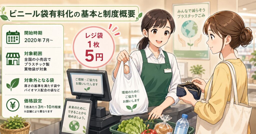 ビニール袋有料化の基本と最新の制度概要