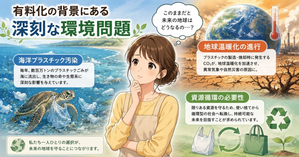 有料化の背景にある深刻な環境問題