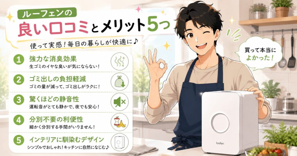 ルーフェンの良い口コミとメリット5つ
