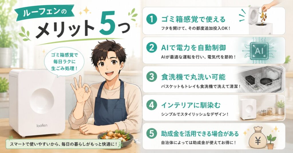 ルーフェンのメリット5つ