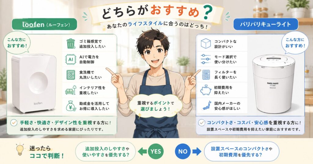 どちらがおすすめ？