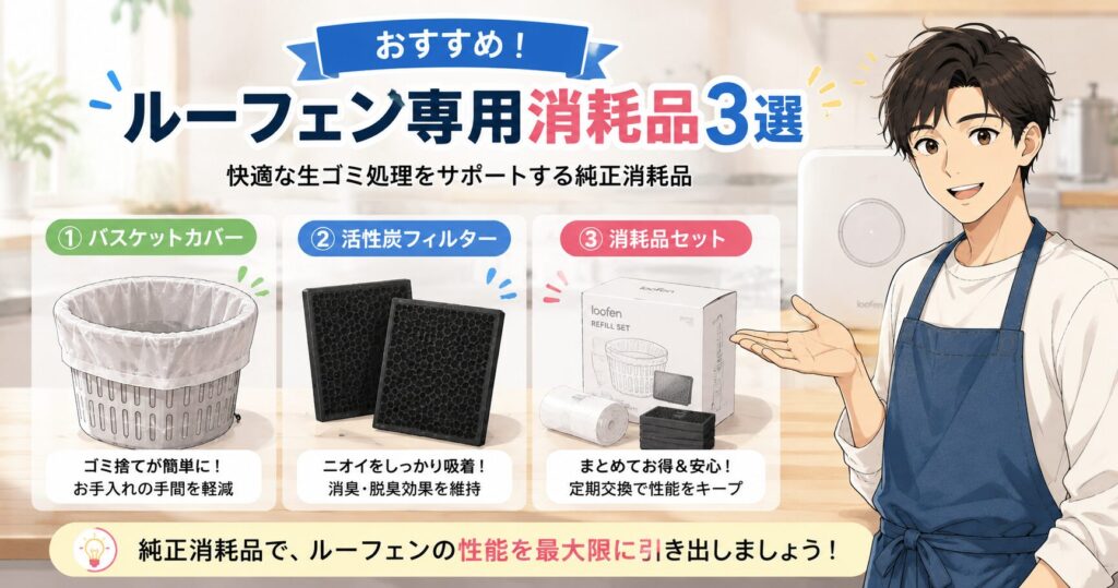 おすすめのルーフェン専用消耗品3選