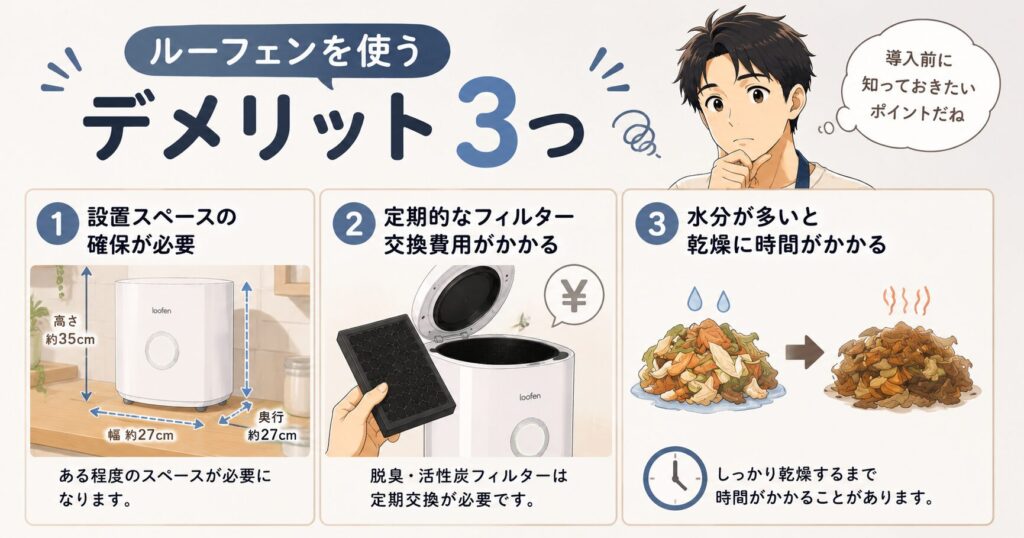 ルーフェンを使うデメリット3つ