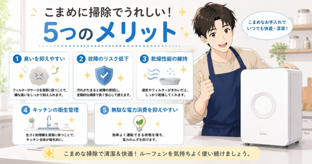 こまめに掃除を行う5つのメリット