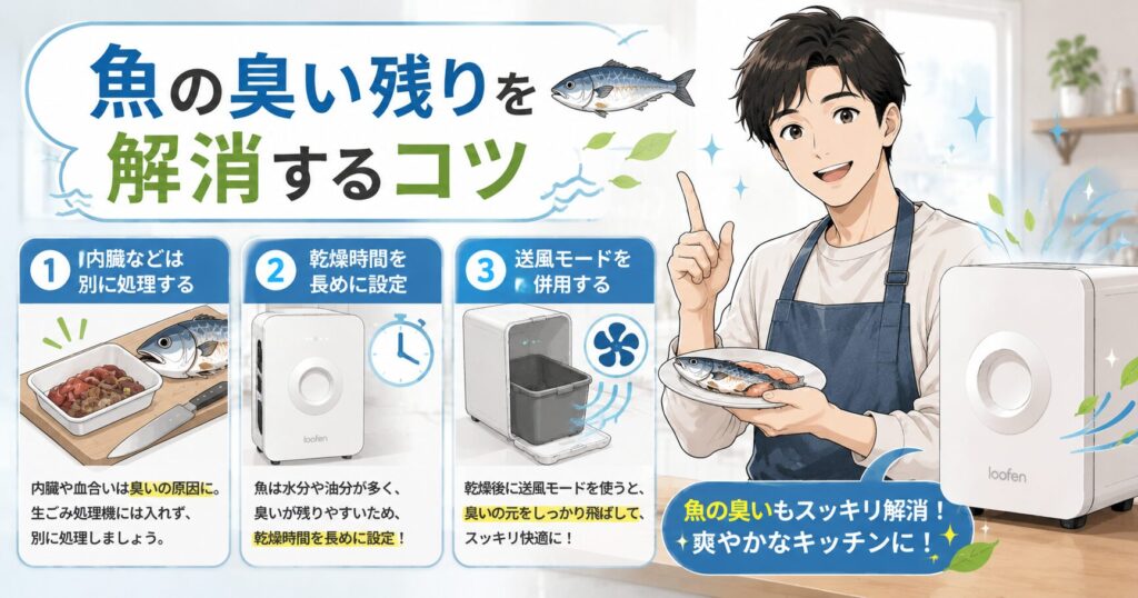 魚の臭い残りを解消するコツ