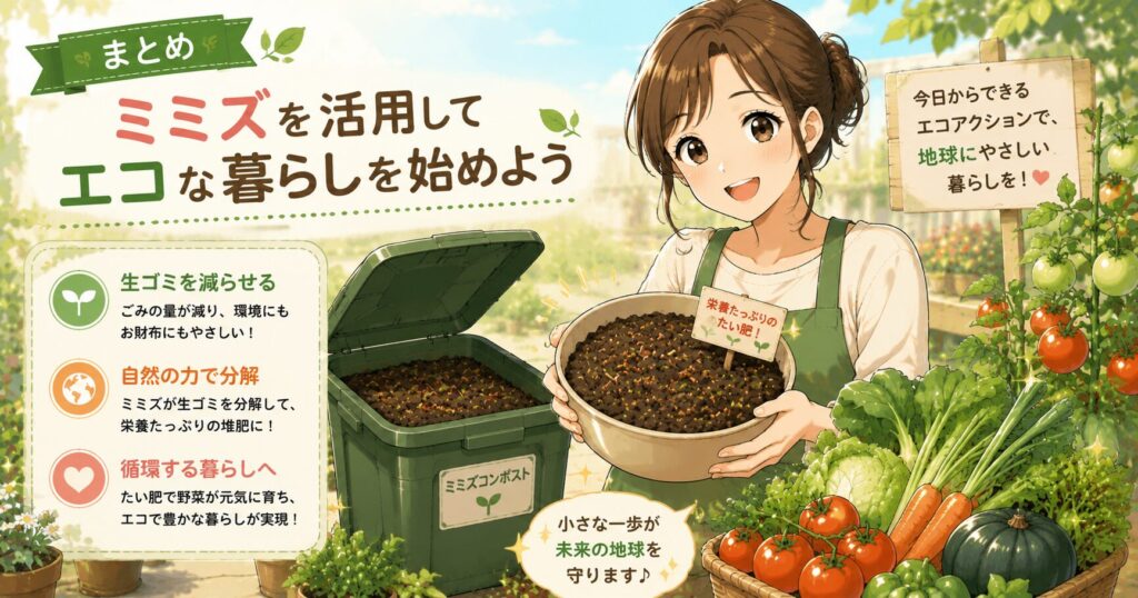 まとめ：ミミズを活用してエコな暮らしを始めよう