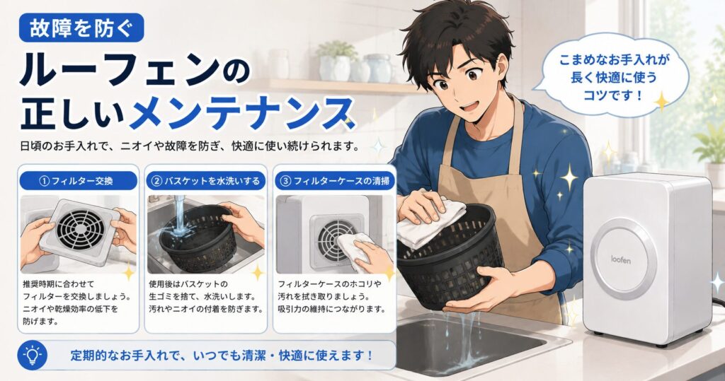 故障を防ぐルーフェンの正しいメンテナンス