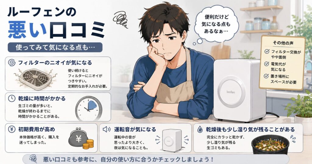 ルーフェンの悪い口コミ