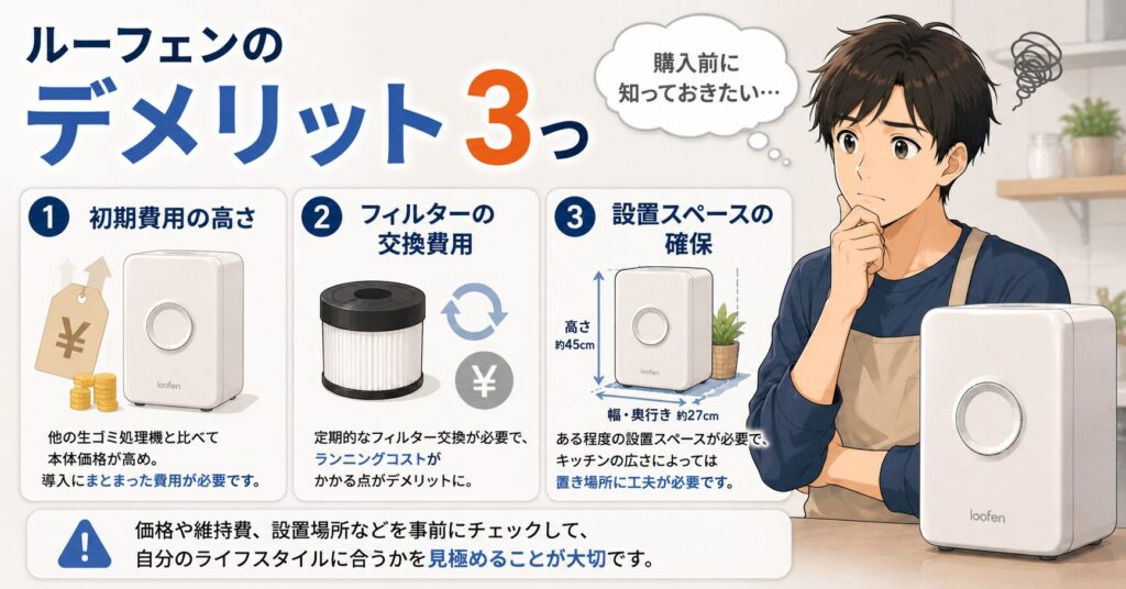 ルーフェンのデメリット3つ