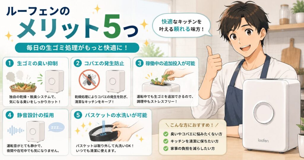 ルーフェンのメリット5つ