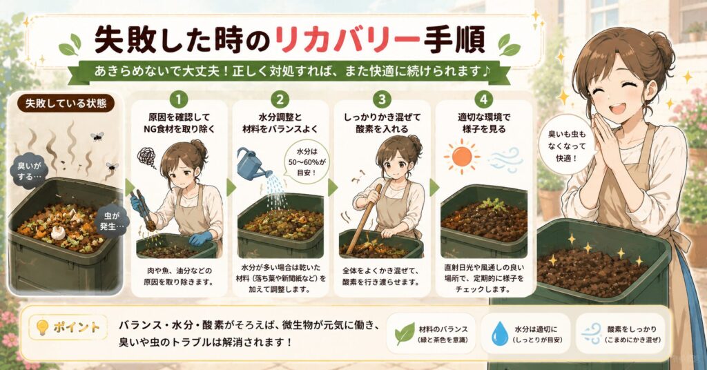 失敗した時のリカバリー手順
