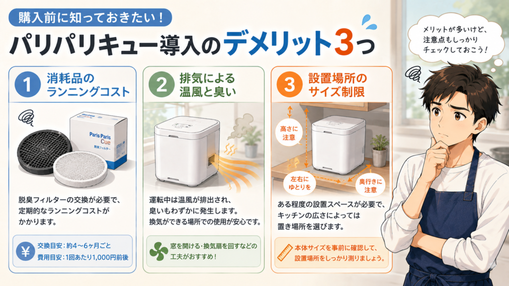 パリパリキュー導入のデメリット3つ