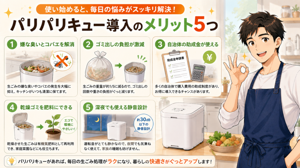 パリパリキュー導入のメリット5つ
