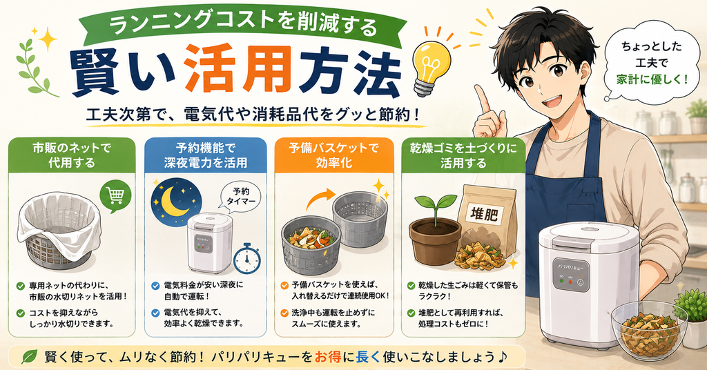 ランニングコストを削減する賢い活用方法