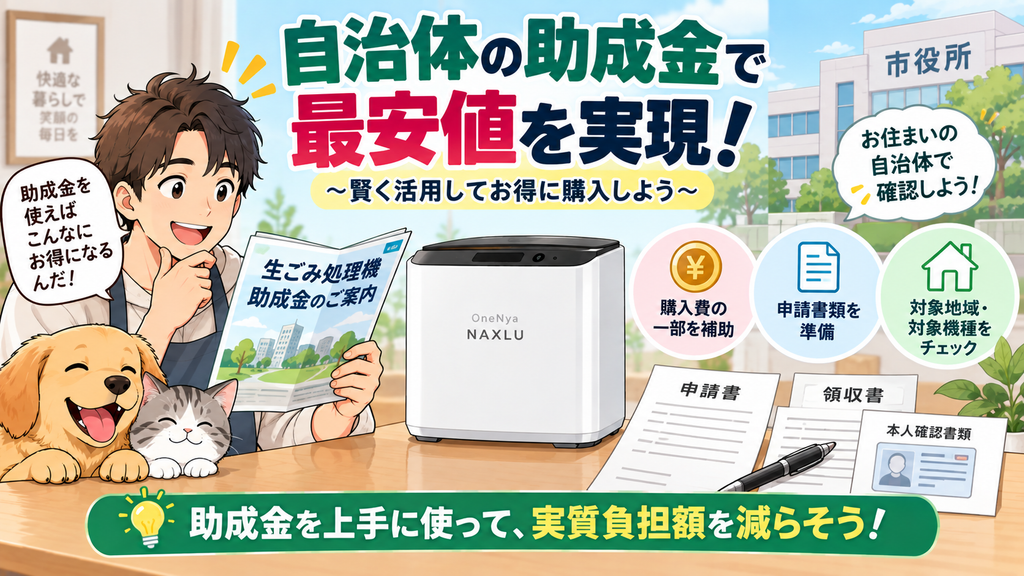 最安値を実現する自治体の助成金活用術