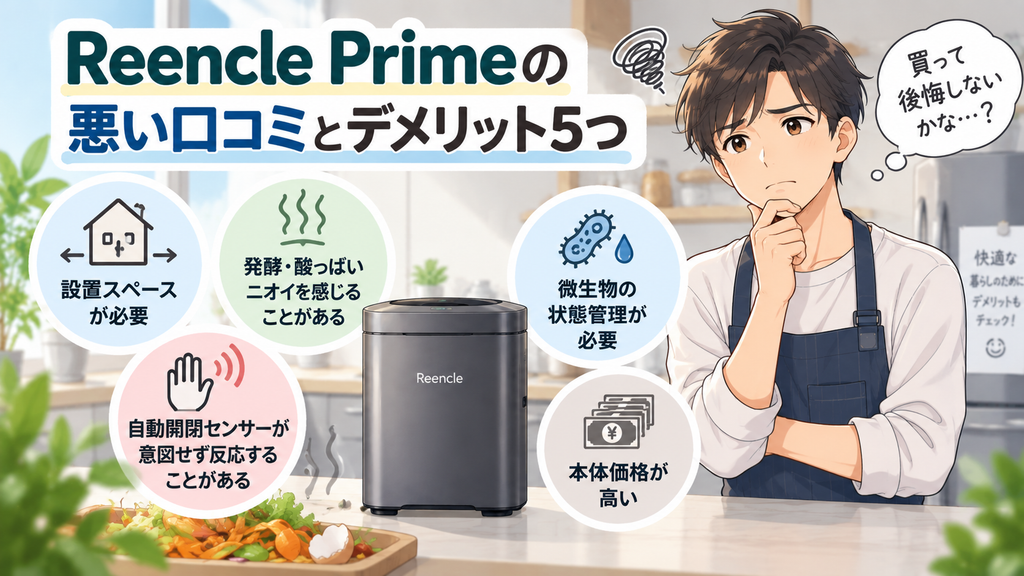 Reencle Primeの悪い口コミとデメリット5つ