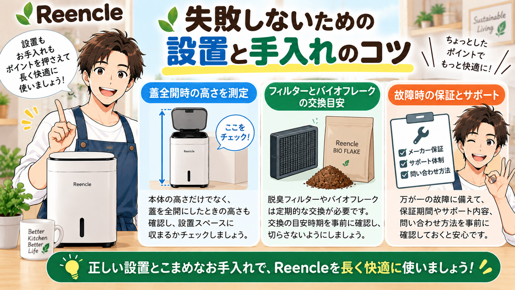 失敗しないための設置と手入れのコツ