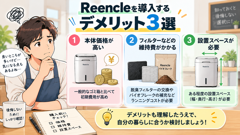 Reencleを導入するデメリット3選
