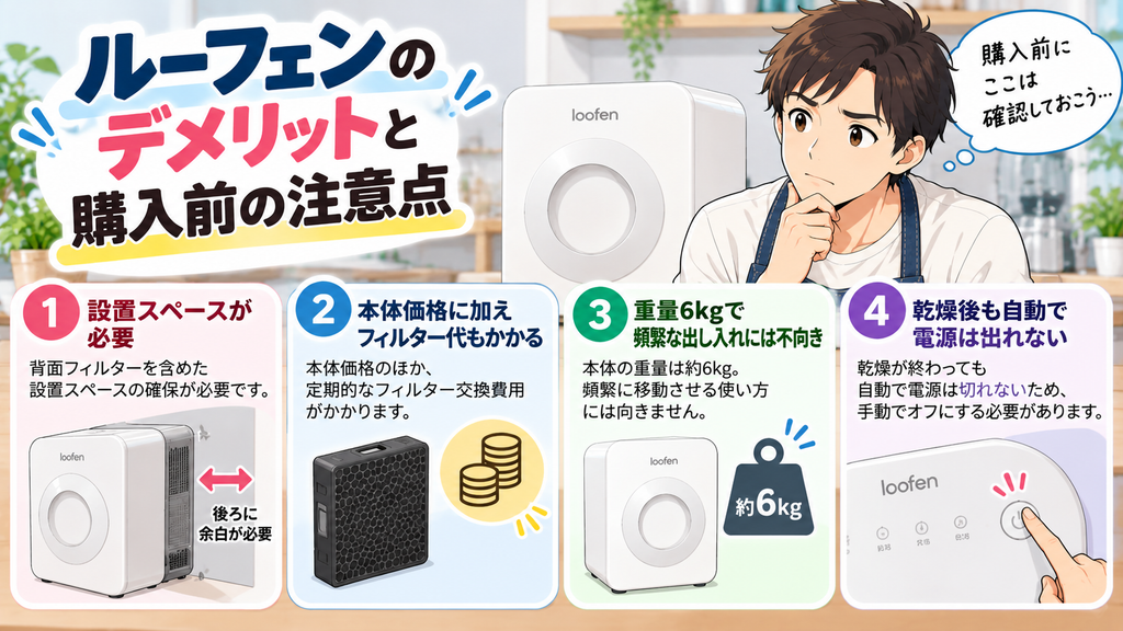 ルーフェンのデメリットと購入前の注意点